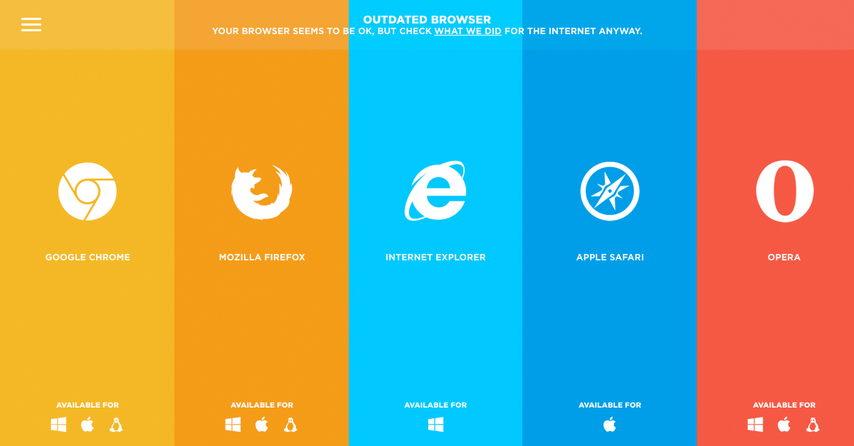 Outdated Browser Update Your Browser   Outdated Social 