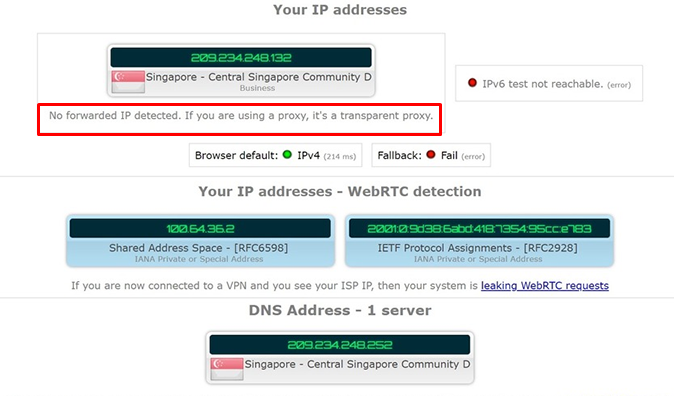 SurfShark ipaddress