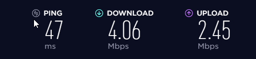 SurfShark speedtest 1
