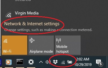 Access Network Settings