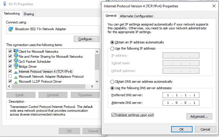 WiFi Properties